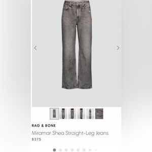 rag & bone miramar shea straight leg jeans